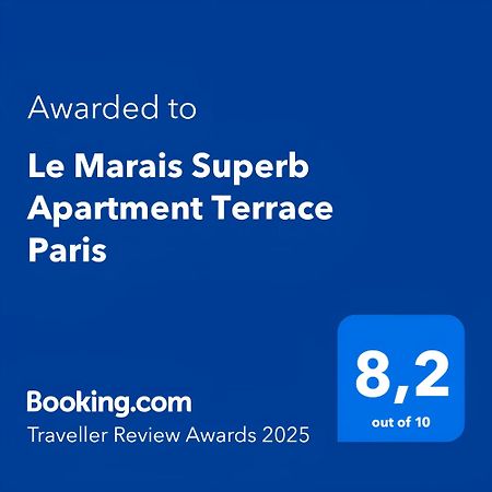 Le Marais Superb Apartment Terrace Paris Free Netflix מראה חיצוני תמונה