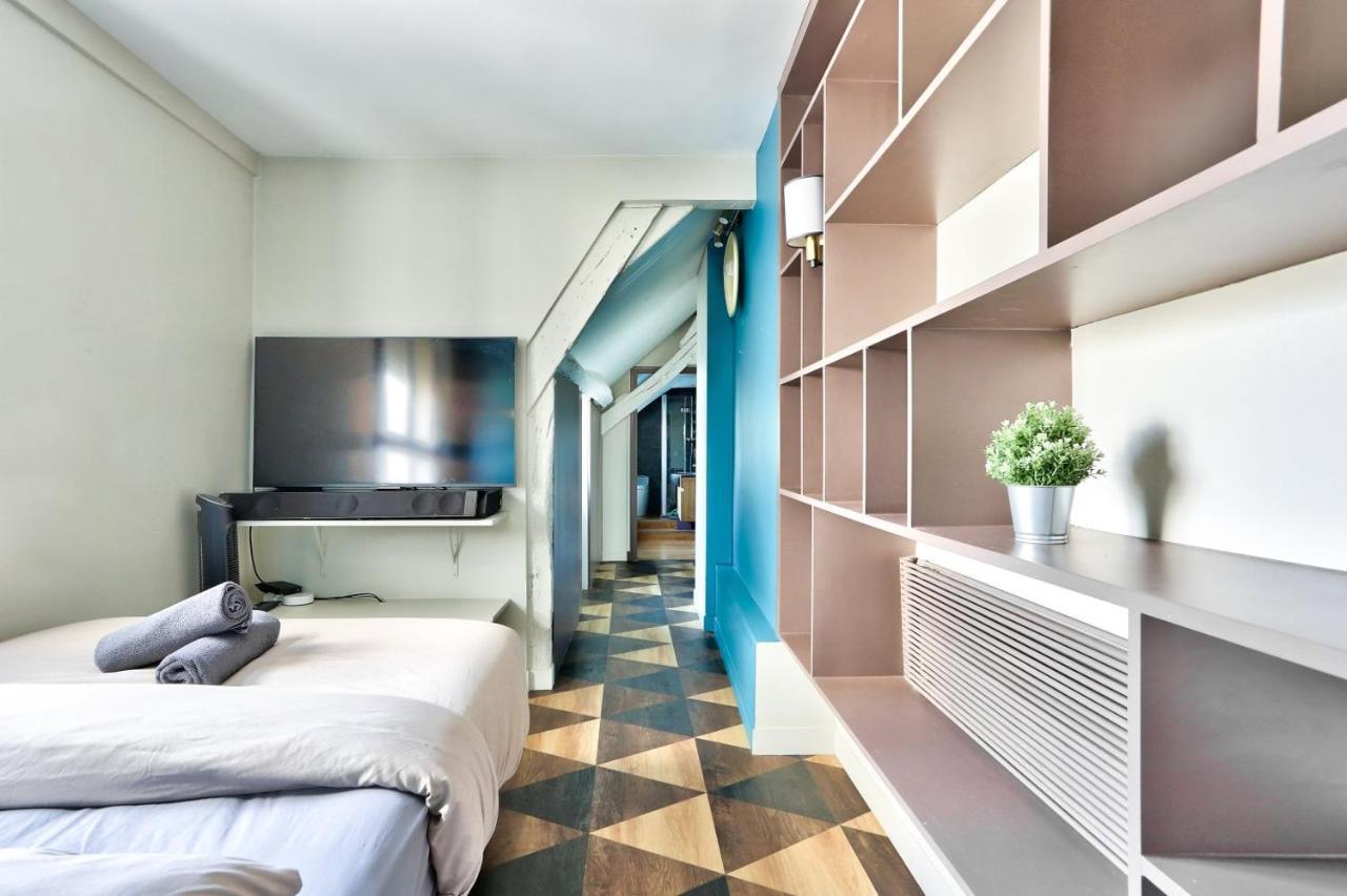 Le Marais Superb Apartment Terrace Paris Free Netflix מראה חיצוני תמונה