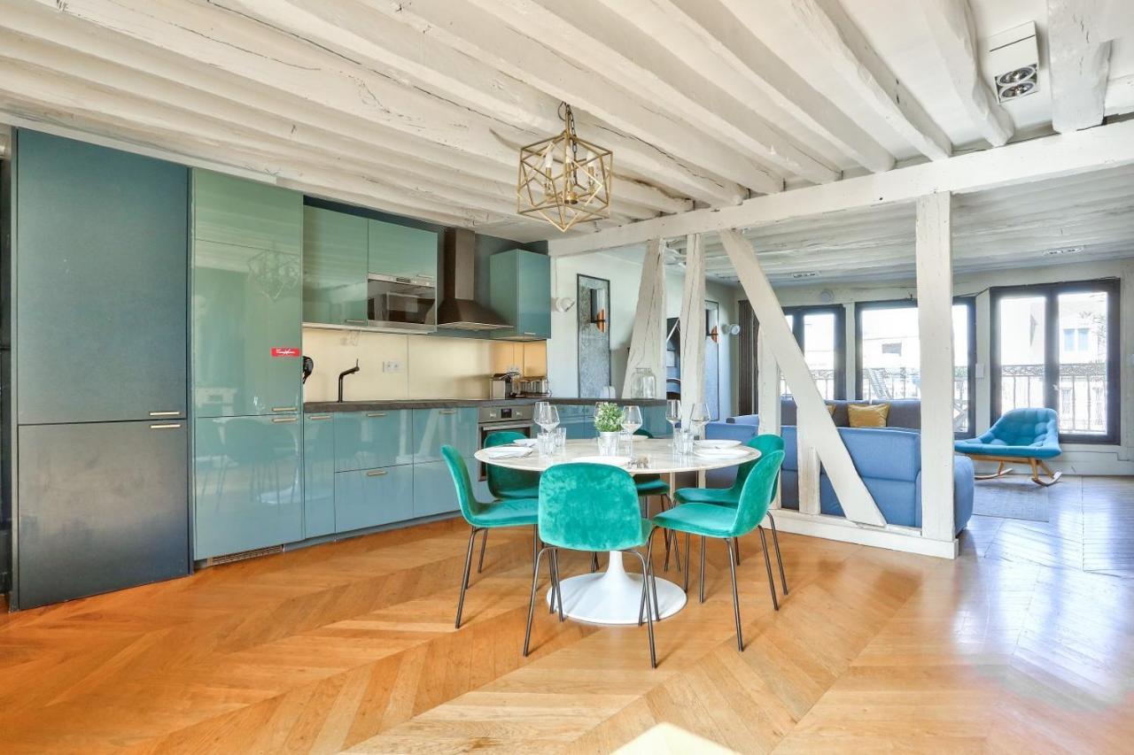 Le Marais Superb Apartment Terrace Paris Free Netflix מראה חיצוני תמונה