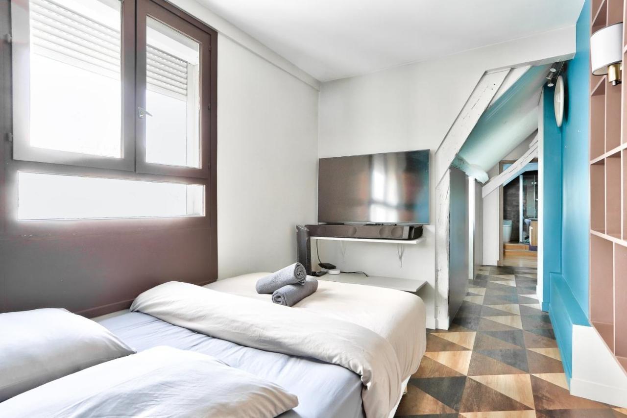 Le Marais Superb Apartment Terrace Paris Free Netflix מראה חיצוני תמונה