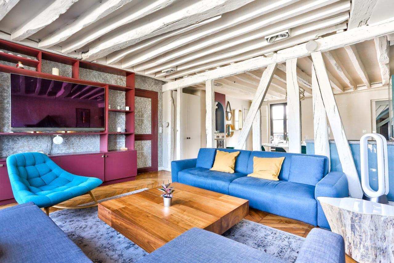 Le Marais Superb Apartment Terrace Paris Free Netflix מראה חיצוני תמונה