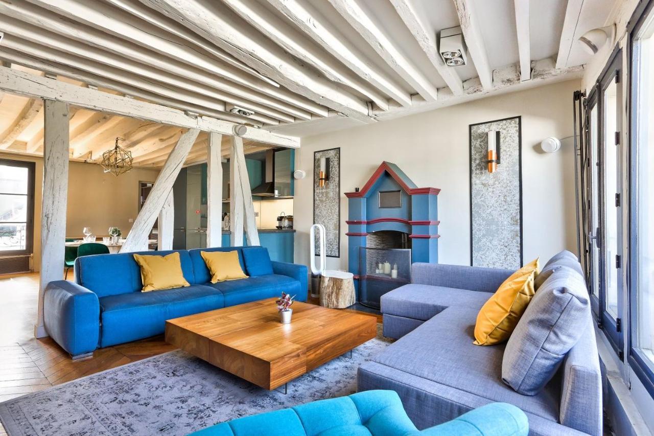 Le Marais Superb Apartment Terrace Paris Free Netflix מראה חיצוני תמונה