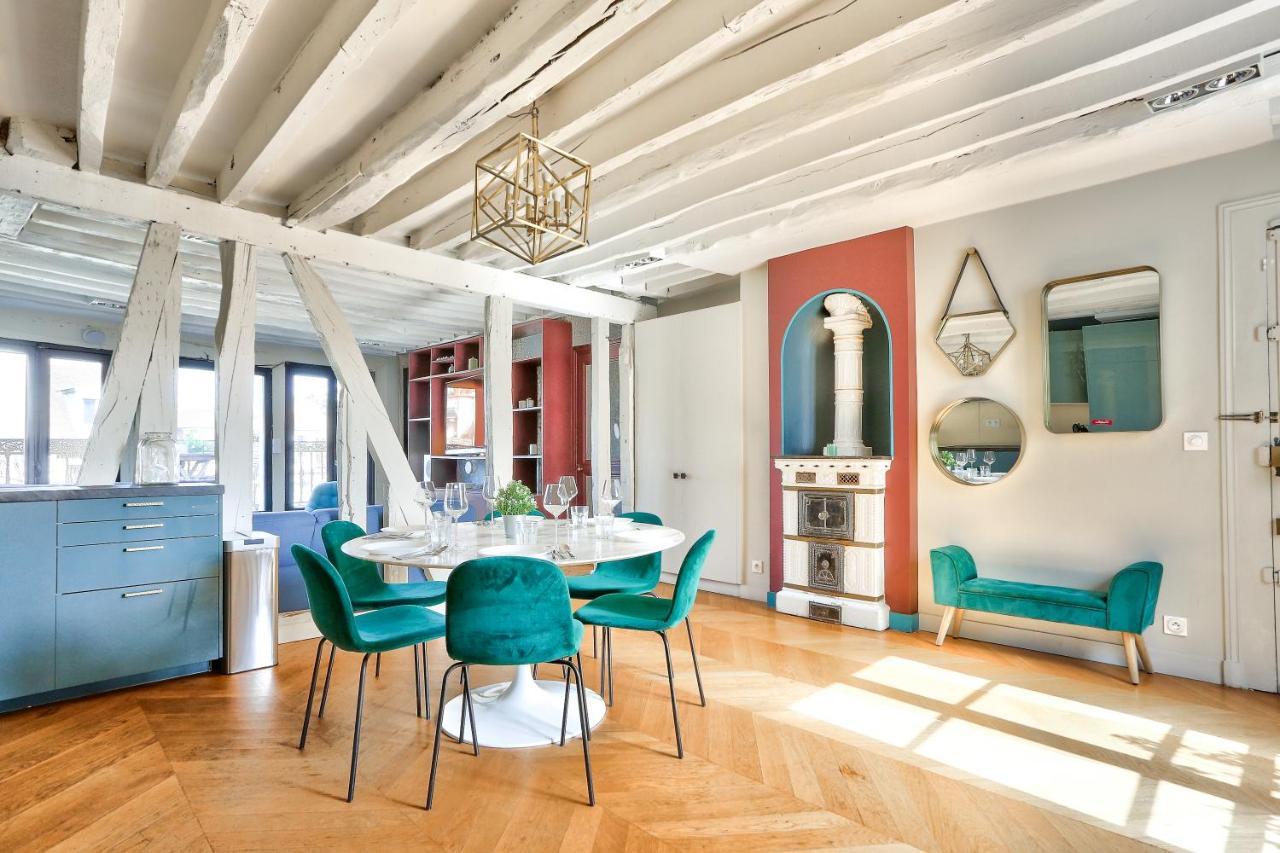 Le Marais Superb Apartment Terrace Paris Free Netflix מראה חיצוני תמונה