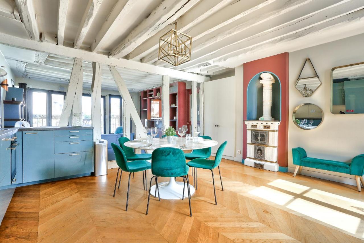 Le Marais Superb Apartment Terrace Paris Free Netflix מראה חיצוני תמונה